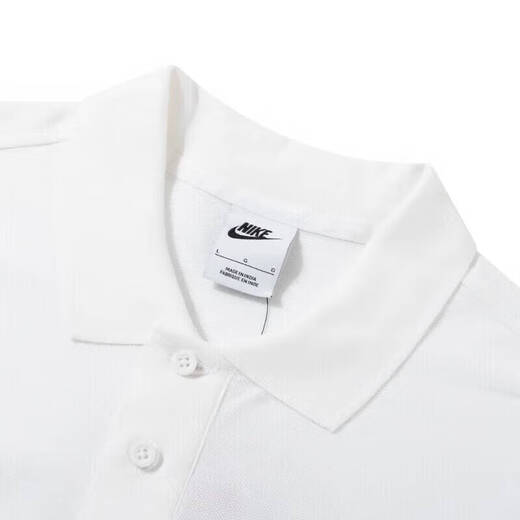 耐克（NIKE）T恤装 夏季新款运动服高尔夫休闲跑步短袖全棉翻领透气POLO衫 FN3895-100-白色棉质-主推款 XL (180/96A)