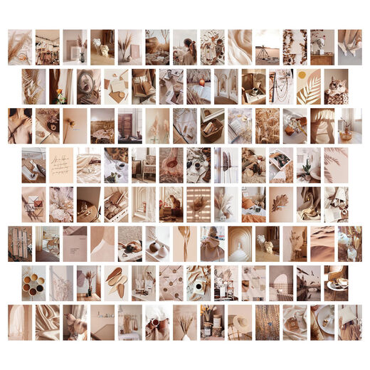 
New 100 posters hot-selling postcard posters decorative painting color aesthetic wall stickers M9202-100 (single-side printing) 10.2x15.2cm (4x6 inches)