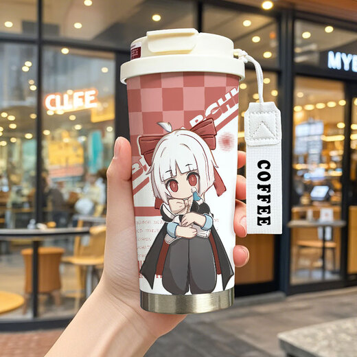Chengliu Light Meets Sky Peripheral Thermos Cup White Bird Shota Bookworm Wizard High-Pretty Children Large Capacity Girls Water Cup KFB3895