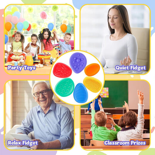 PATANLP Sensory Stone Children Sensory Stane Constive смягчение тревожно