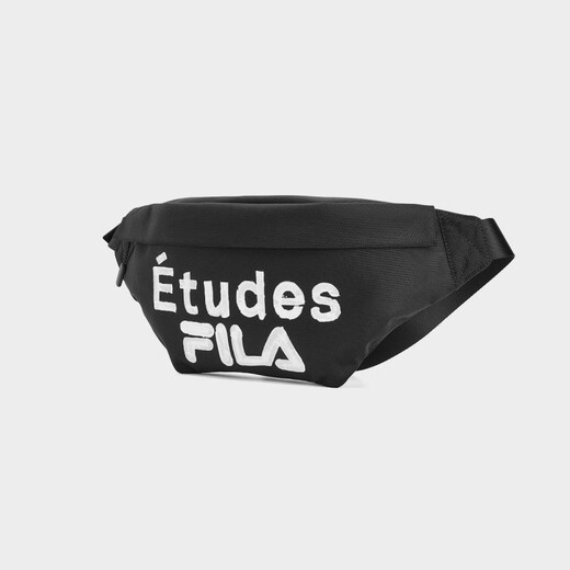 FILA（斐乐）ETUDES男包腰包时尚潮流挎包休闲胸包FMF官方旗舰正品 正黑色F13M346102FBK 44*6*18c XS