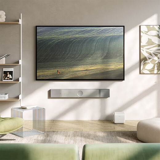 KEF new product launch XIO echo wall living room TV audio home theater speaker Dolby surround sound speaker panoramic sound silver gray