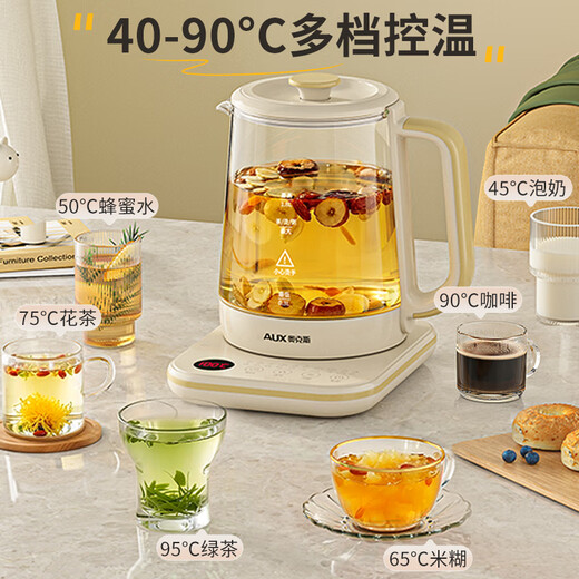 Oaks (AUX) Health Pot Tea Kettle Electric Kettle Kettle Constant Temperature Kettle Insulation Smart Electric Kettle Flower Tea Kettle Kettle 1.8L Large Capacity ASH-08AY31