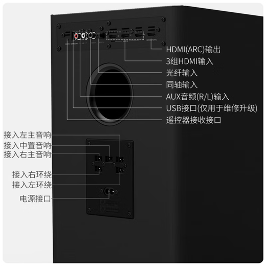 JBL CINEMA 525 satellite home theater Bluetooth wireless speaker integrated power amplifier 5.1 surround speaker TV living room panoramic sound home computer audio theater player theater version CINEMA 525 home theater set