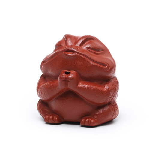 Tibetan pot world Zen purple sand golden toad incense insert tea pet indoor household sandalwood incense insert incense incense tea tray ornaments golden toad incense insert
