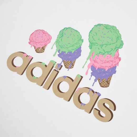 Adidas Summer Men and Women Breathable y cómodos deportes de helado de algodón al aire libre e informal Ke6195 3xl blanco