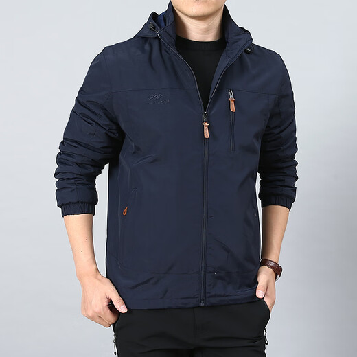 
VIIBEST9898 Cross-border casual jacket autumn and winter outdoor windproof charge plus velvet hooded casual jacket sports clip military green M