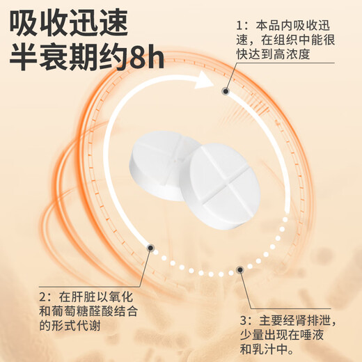 ERGOBABY for pets, bad breath, stomatitis, toothache, gingivitis, redness, swelling, periodontitis, oral ulcers, antiprotozoal metronidazole tablets