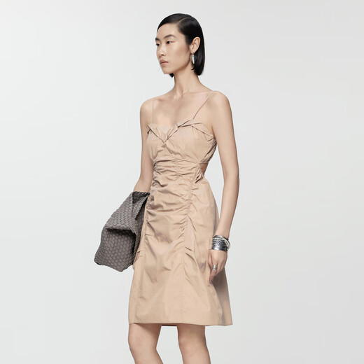 JNBY [Même modèle dans le centre commercial de shopping] 24 Été Nouvelle robe Sous-manche sans manches 5O6G14420 674 / POUDRE GARI