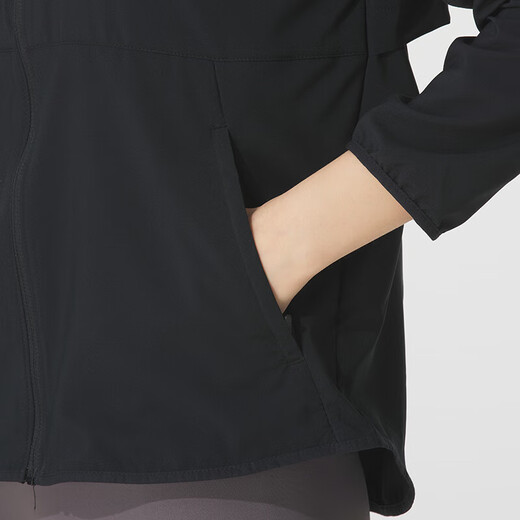 
Nike (NIKE) jacket women's summer new outdoor fitness sportswear stand collar windproof casual jacket HV2648-010 HV2648-010 Black L