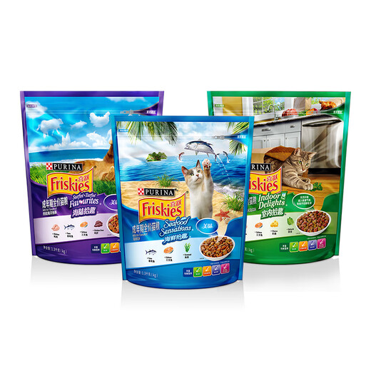 Xiyue FRISKIES Cat Food Universal Joy Adult Cat Food Indoor Seafood Hair Reduction Camp Seafood Adult Cat 1.3kg