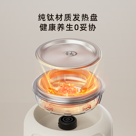 BRUNO health pot, kettle, teapot, office all-glass teapot, all-in-one scented tea electric kettle, stew pot, small mini one-person household separated automatic thermostatic pot, tea leakage + stew pot 0.8L