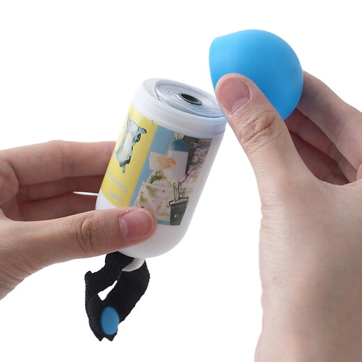Peut accrocher un sac à ordures jetable à jetant à jetant Portable Sac de voiture Babe Boîte de rangement du sac à couches + Remplacement 1 rouleau 15 Draw