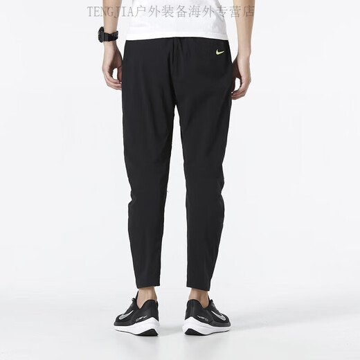 Nike (Nike) Ice Seide Schnell trocknende Jogginghosen Männer, die sich verjüngte kleine Fuß-Casos-Hosen dünne atmungsaktive Laufhosen Schwarz/DM6627-010 M120-130JIN [Jin entspricht 0,5 kg]