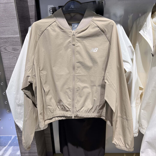 
NEW BALANCENB2025 Casual woven stand collar short windproof jacket cardigan jacket women NAF22112 NAF22112-DB S 155_80A
