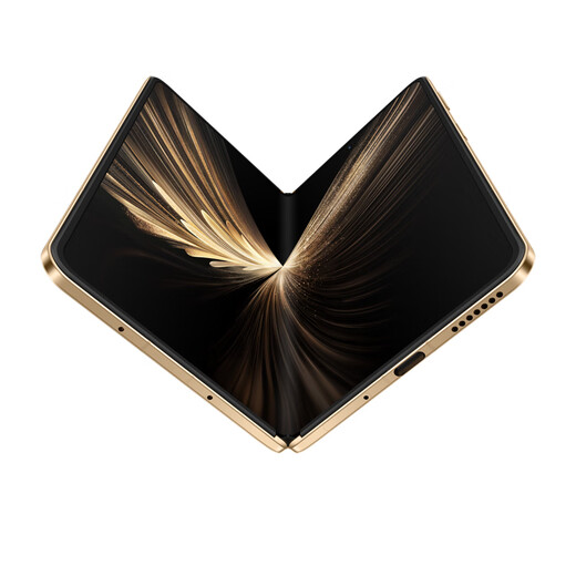 Honor Magic V5 new 5G mobile phone 9mm thin and light long battery life 5820mAh Qinghai Lake battery Snapdragon 8 Extreme Edition AI folding screen mobile phone Dawn Gold 12GB+256GB official standard configuration