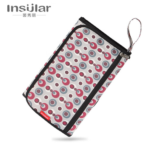 Insular Portable Baby Changing Pad Diaper Bag Multifunctional Baby Changing Table Water Maternal and Infant Supplies Maca Red One Size