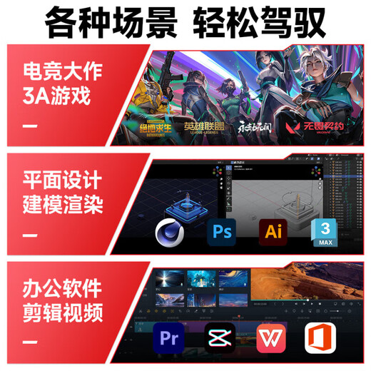 [Subsidio 20%] Computadora de escritorio de deportes electrónicos de 24 núcleos de nivel i9 Computadora 4060 Independent Office Game Game Water Enfriamiento de la computadora Host + Monitor de 24 pulgadas Tres: I9 36-n-n-n-Core 1050 Independiente Costo de costo Preferido
