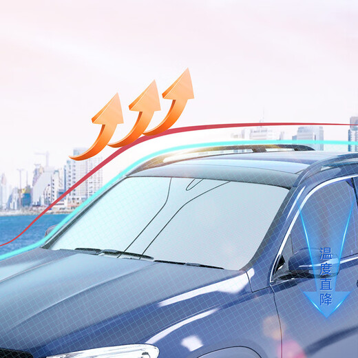 Manmang convient au mollet de soleil des voitures d'été, à la protection solaire, aux fenêtres d'isolation, aux panneaux de vitesse solaire, à la couverture du pare-brise avant de la voiture, environ 14380 cm le modèle de base convient aux voitures SUV