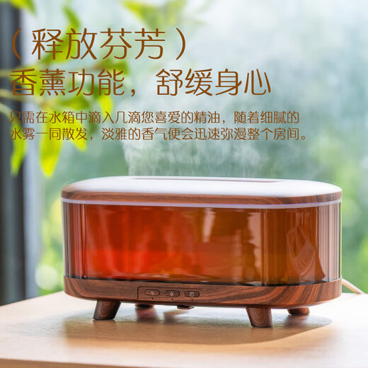 Seguo's new aromatherapy machine humidifier atmosphere night light home desktop small spray humidifier essential oil diffuser light sound operation creative and practical Christmas birthday gifts for men and women H27 aromatherapy machine can write greeting cards + high-spirited gift bags