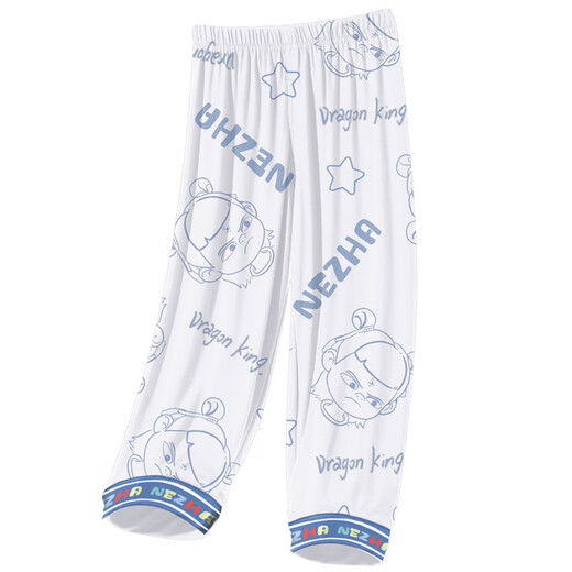 Balabala children's pajamas little boy modal thin summer boy big children three-piece set home clothes Nezha 2025 new model 1M--ST-12353 170 20 sizes (155-160)cm