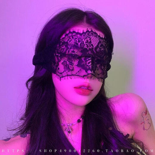 
Sexy lace eye mask ascetic mood black mask sexy half-cover face seductive lace eye mask white pattern 1047 black and red equal size