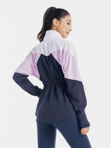 Decathlon (décathlon) Veste à séchage rapide printemps et automne Running Running Fitness Vêtements de sport extérieur veste cycliste-5205103 Bloc de couleur L