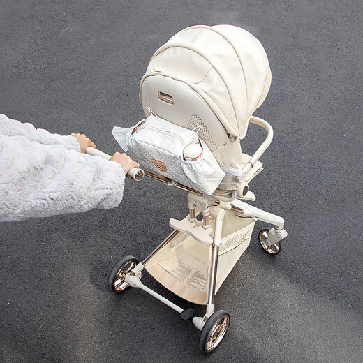 Stroller hanging bag Proco x6 baby walking artifact accessories cart storage hanging bag storage bag multi-functional and universal bear diamond leather hanging bag