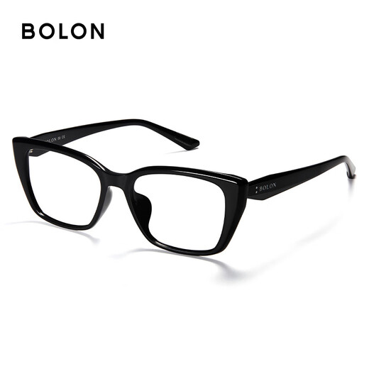 Bolon Tyrannosaurus Yang Zi's Myopia Glasses Frame 25 Producto nuevo sin maquillaje Cat Eye Marco negro para mujeres BJ5187 [mismo modelo para Yang Zi] B10