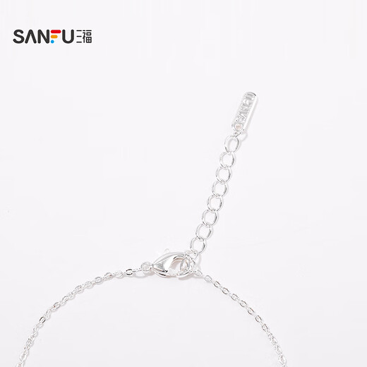 Sanfu Chunyi Bright Silver Bracelet Single Fresh and Elegant Fashion Jewelry Accessories Chain 13561 (Flavor) 1