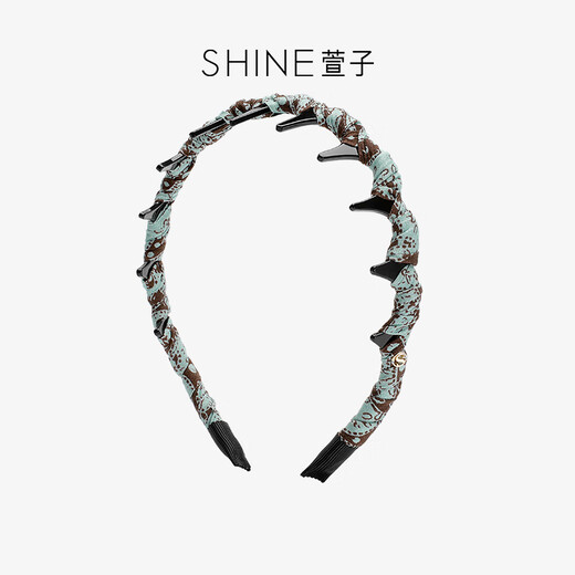 Xuanzi (SHINE) modern paisley series simple and elegant hairpins, fashionable and simple headbands, niche design, new birthday gift, blue 1 piece