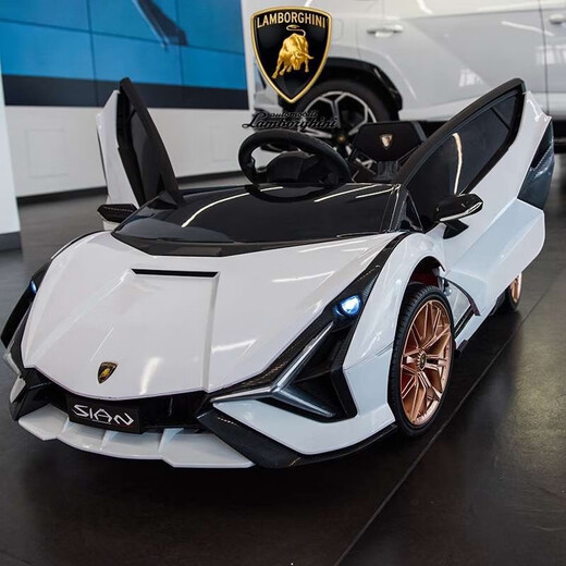 Oversized Lamborghini electric car, small car, toy car that can seat children, baby swing remote control stroller, classic model, music and light remote