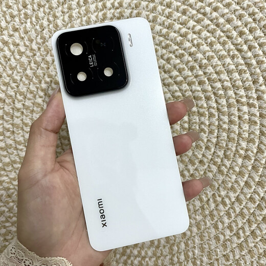 Suitable for Xiaomi 15 original glass back cover Xiaomi 15 original back shell mobile phone rear screen Xiaomi 15 back cover with frame white original disassembly 99