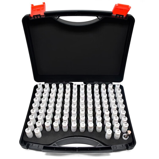 JPHZNB Precision Nadel Messgeräte Set Hochvor-Präzisions-Zement-Carbid-Steckerstecker-Nadelmessgeräte weiße Stahlnadelstiftstecker Offene Messgeräte 13-14101 Vorschubgriff