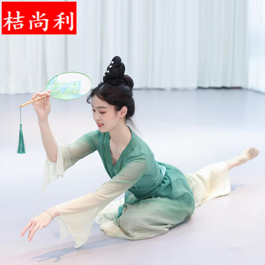 Ju Shangli Singyun Gradient Performance Kleidung Tanz Golden Gourd Rock Repertory Dance Klassischer Tanz Flirtanzug Kleid Kleid -Hose Gradient Tanzschuhe M 130c: 4858jin [Jin entspricht 0,5 kg]