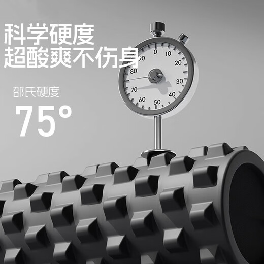 Feixiang Solid Foam Roller Mace Muscle Relaxation Roller Yoga Pilates Massage Back Roller Beginner e Xingyao Black Solid 33cm