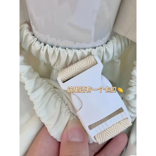 CLCEYins韩版婴儿推车收纳挂包外出奶瓶尿布收纳袋遛娃神器置物储物袋 黑色松鼠挂袋尺寸40*70cm