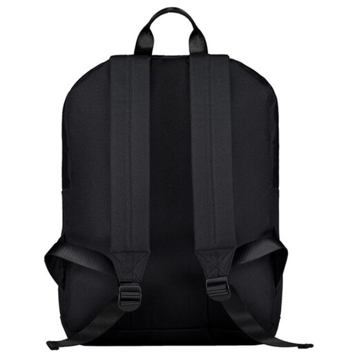 New Balance versátil con elegante mochila de tela de cierre de la cremallera hombres y mujeres del mismo estilo pareja negra negra negra