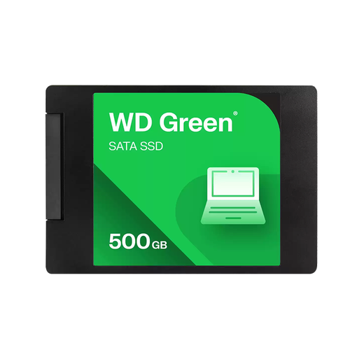 Western Digital (WD) Disque SSD vert Interface SATA3.0 Disque vert pour ordinateur portable Disque dur de bureau Haute vitesse Faible consommation d'énergie SATA3.0 500 Go