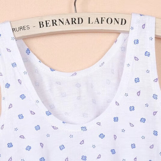 
New summer pure cotton thin suspender vest for middle-aged and elderly women can wear it with half a piece of short mother's underwear underwear underwear - white XXL size - 1 piece