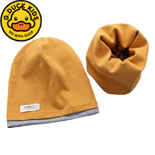 G.Duckkids Juego de bufanda de sombrero infantil Set primavera, otoño e invierno mediano y grande Bolso para niños sombrero de cabello para pilotes de algodón puro y niña traje de color rosa puro recomendado de 3 años a 12 años (elasticidad grande) x talla individual