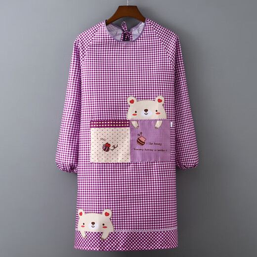 Summer delgada de cuero de durazno de cuero ropa de manga larga para cocina para hombres y mujeres delantera de trabajo de trabajo adulto