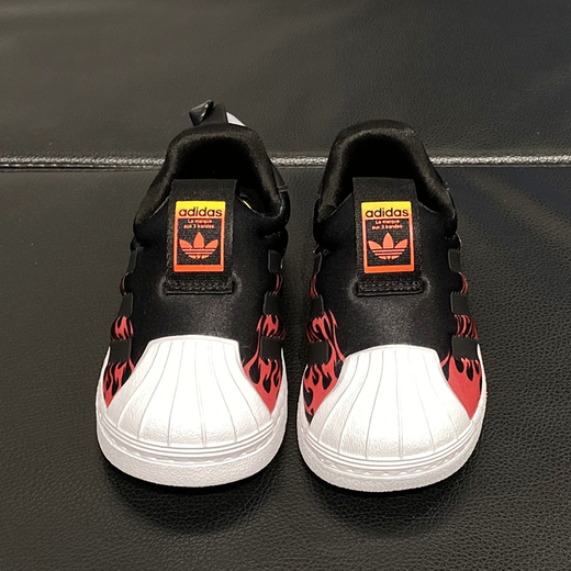 阿迪达斯（adidas）三叶草小童鞋 春夏新款ins潮时尚贝壳头透气运动鞋低帮耐磨休闲鞋 EG9215 21 /5K/120mm