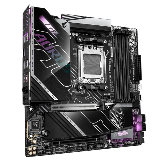 Gigabyte (Gigabyte) AMD Ryzen R7 9800x3d Piezas/Piezas dispersas/R9 9900X/9950X con x870e/B650E/X670 Tallado de hielo La placa base CPU Tablero U Set B850M Aorus Pro Axe Sports Tarching W