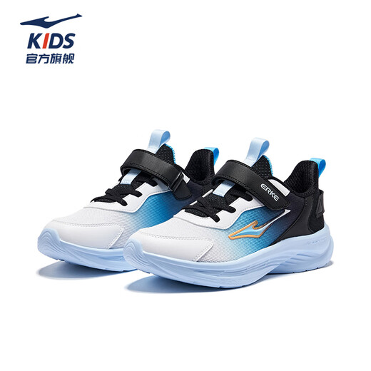 
Hongxing Erke (ERKE) children's shoes for boys and girls running shoes for children's autumn new products, dense net cushioning sports shoes, erkebai/swimming pool blue/black 34