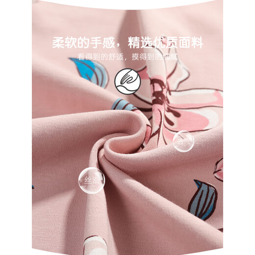 
Catman (MiiOW) pure cotton pajamas for women summer short-sleeved cropped pants cardigan style mother large-size casual home clothing women's 2025 new style lotus purple NXF-9898 women's cardigan short-sleeved M [suggested 80--100Jin [Jin equals 0.5 kg]]