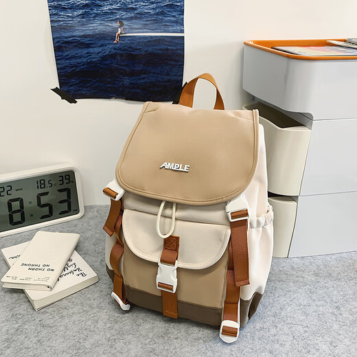 Rucksack für Women Casual Sports Rucksack Schoolbag für Junior und Senior High School-Schüler Mode große Kapazität Leichte Reisetasche Green XL3002-1