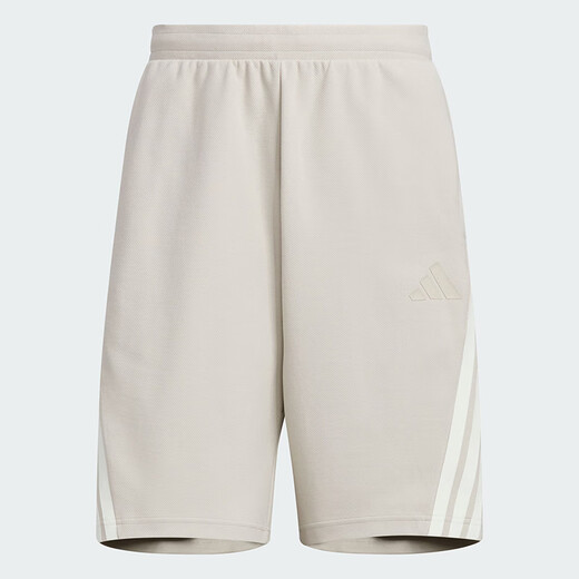 阿迪达斯 （adidas）男2025经典三条纹针织弯刀扭扭五分运动短裤 KC3897 3899 KC3897 黑色 XL