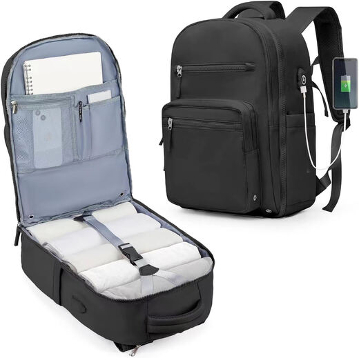 Goyn grenzüberschreitender neuer Reise-Rucksack für Damen Rucksack große Kapazität Bordkurzdistanzgeschäftsreise für Reisebasche mit 6636 Metern weiß