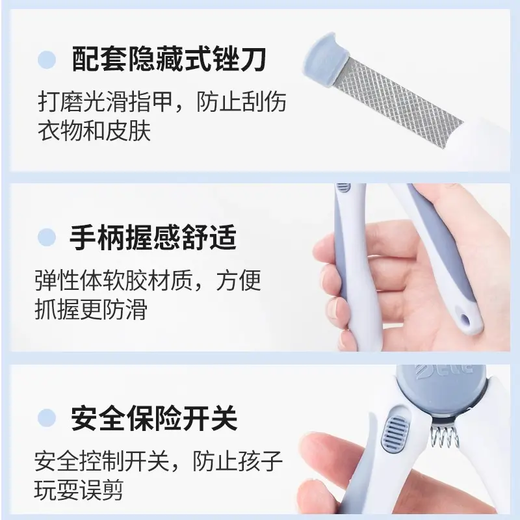 Cat and dog nail clippers for small, medium and large dogs, convenient cat blood line, pet cat and dog nail clippers, good trimming items, pet nail clippers - white and orange